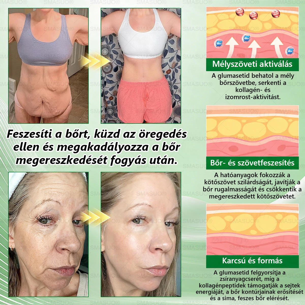 🌟Korlátozott készlet! A SMASUO® 🎁 további 30% kedvezményt kínál! Helyezze vissza testét és egészségét. Cselekedjen most – ez a lehetőség nem tart sokáig.