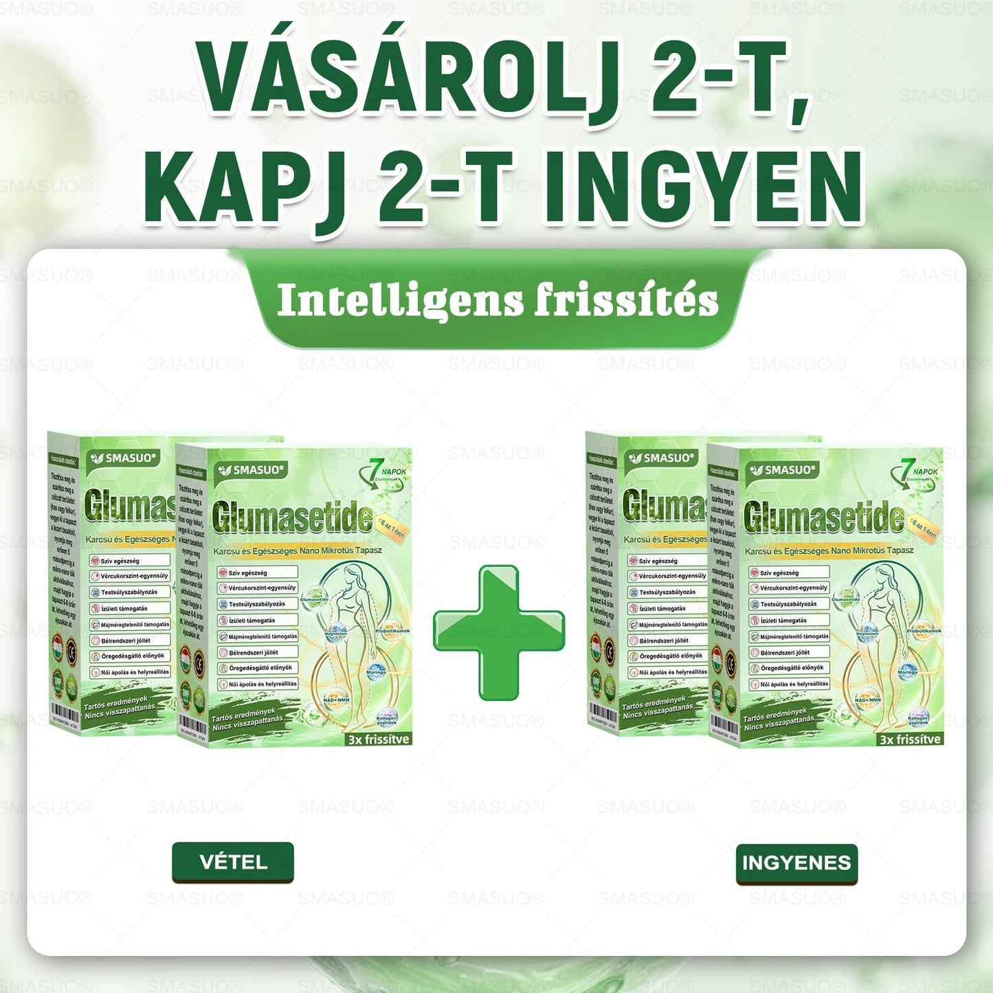 🌟Korlátozott készlet! A SMASUO® 🎁 további 30% kedvezményt kínál! Helyezze vissza testét és egészségét. Cselekedjen most – ez a lehetőség nem tart sokáig.