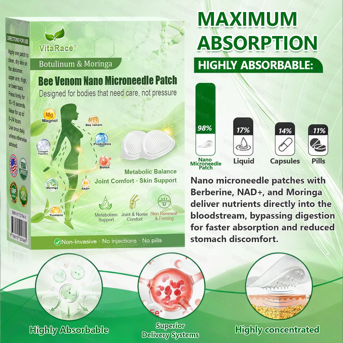 𝑽𝒊𝒕𝒂𝑹𝒂𝒄𝒆® 𝗕𝗼𝘁𝘂𝗹𝗶𝗻𝘂𝗺 & 𝗠𝗼𝗿𝗶𝗻𝗴𝗮 & 𝗕𝗲𝗲 𝗩𝗲𝗻𝗼𝗺 20-𝒊𝒏-1 𝑺𝒍𝒊𝒎 & 𝑯𝒆𝒂𝒍𝒕𝒉𝒚 𝑷𝒂𝒄𝒕𝒉(𝑂𝑛𝑐𝑒 𝑎 𝑑𝑎𝑦, 𝑣𝑖𝑠𝑖𝑏𝑙𝑒 𝑟𝑒𝑠𝑢𝑙𝑡𝑠 𝑖𝑛 7 𝑑𝑎𝑦𝑠) ✅ 𝗦𝘂𝗽𝗽𝗼𝗿𝘁𝘀 𝗼𝗯𝗲𝘀𝗶𝘁𝘆, 𝗰𝗮𝗿𝗱𝗶𝗼𝘃𝗮𝘀𝗰𝘂𝗹𝗮𝗿 𝗵𝗲𝗮𝗹𝘁𝗵, 𝗱𝗶𝗮𝗯𝗲𝘁𝗲𝘀, 𝘀𝗹𝗲𝗲𝗽 𝗮𝗽𝗻𝗲𝗮, 𝗴𝘂𝘁 𝗵𝗲𝗮𝗹𝘁𝗵, 𝗷𝗼𝗶𝗻𝘁 𝗶𝘀𝘀𝘂𝗲𝘀, 𝐰𝐡𝐢𝐥𝐞 𝐚𝐥𝐬𝐨 𝐟𝐢𝐫𝐦𝐢𝐧𝐠 𝐭𝐡𝐞 𝐬𝐤𝐢𝐧 𝐚𝐧𝐝 𝐛𝐨𝐨𝐬𝐭𝐢𝐧𝐠 𝐞𝐧𝐞𝐫𝐠𝐲.