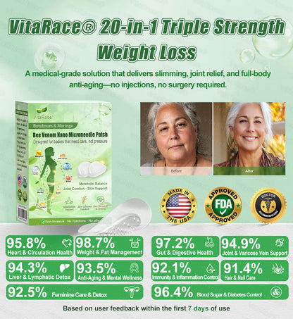 𝑽𝒊𝒕𝒂𝑹𝒂𝒄𝒆® 𝗕𝗼𝘁𝘂𝗹𝗶𝗻𝘂𝗺 & 𝗠𝗼𝗿𝗶𝗻𝗴𝗮 & 𝗕𝗲𝗲 𝗩𝗲𝗻𝗼𝗺 20-𝒊𝒏-1 𝑺𝒍𝒊𝒎 & 𝑯𝒆𝒂𝒍𝒕𝒉𝒚 𝑷𝒂𝒄𝒕𝒉(𝑂𝑛𝑐𝑒 𝑎 𝑑𝑎𝑦, 𝑣𝑖𝑠𝑖𝑏𝑙𝑒 𝑟𝑒𝑠𝑢𝑙𝑡𝑠 𝑖𝑛 7 𝑑𝑎𝑦𝑠) ✅ 𝗦𝘂𝗽𝗽𝗼𝗿𝘁𝘀 𝗼𝗯𝗲𝘀𝗶𝘁𝘆, 𝗰𝗮𝗿𝗱𝗶𝗼𝘃𝗮𝘀𝗰𝘂𝗹𝗮𝗿 𝗵𝗲𝗮𝗹𝘁𝗵, 𝗱𝗶𝗮𝗯𝗲𝘁𝗲𝘀, 𝘀𝗹𝗲𝗲𝗽 𝗮𝗽𝗻𝗲𝗮, 𝗴𝘂𝘁 𝗵𝗲𝗮𝗹𝘁𝗵, 𝗷𝗼𝗶𝗻𝘁 𝗶𝘀𝘀𝘂𝗲𝘀, 𝐰𝐡𝐢𝐥𝐞 𝐚𝐥𝐬𝐨 𝐟𝐢𝐫𝐦𝐢𝐧𝐠 𝐭𝐡𝐞 𝐬𝐤𝐢𝐧 𝐚𝐧𝐝 𝐛𝐨𝐨𝐬𝐭𝐢𝐧𝐠 𝐞𝐧𝐞𝐫𝐠𝐲.